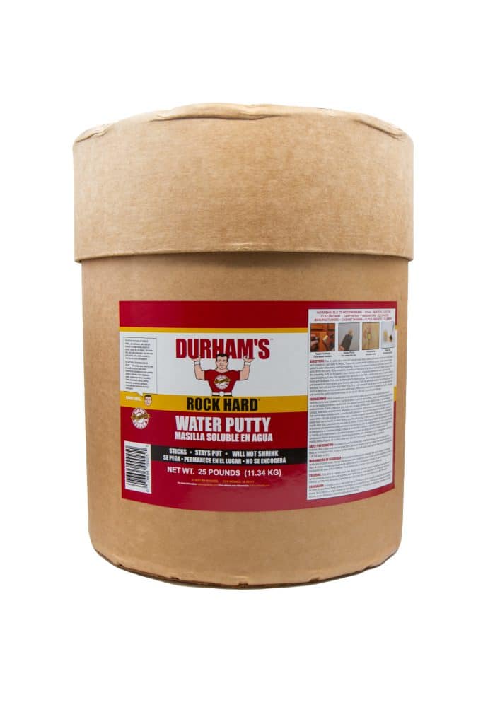 Durham's Water Putty 25 lbs Drum Durham's Rock Hard Water Putty
